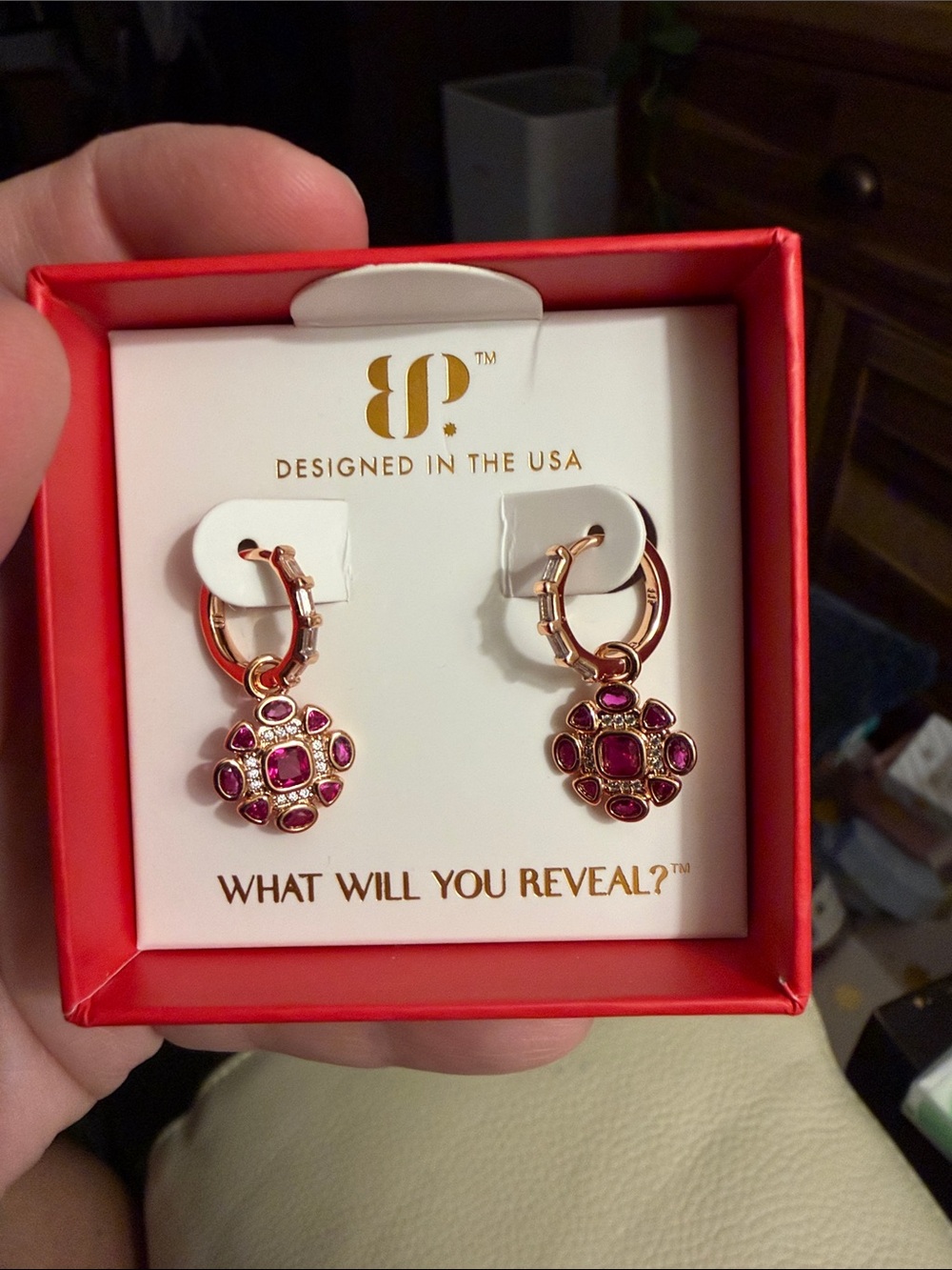BP 2026 July Earrings - The Rose Earrings - rose gold